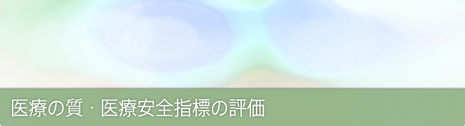 医療の質・医療安全指標の評価