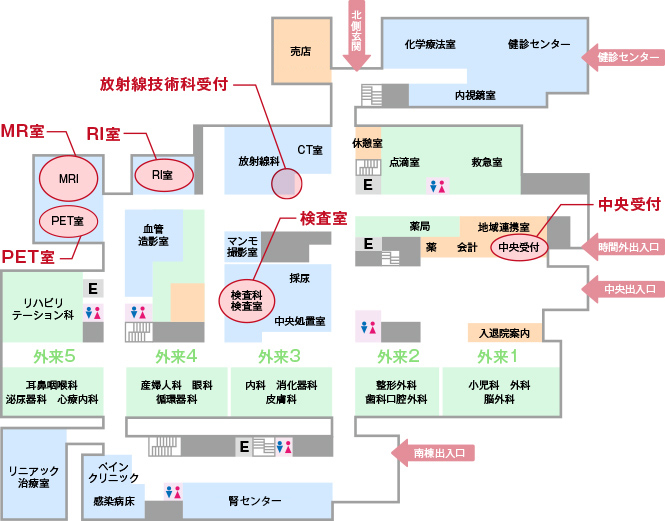 病院案内図